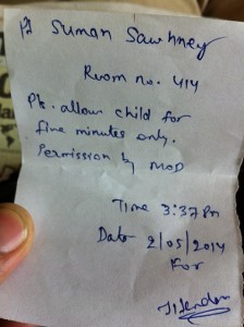 The Permission Note